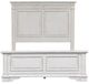 Liberty Furniture Abbey Park 4-Piece Antique White California King Panel Bed Set-2