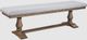 Urban Collections by Yutzy Woodworking Naples Retreat White Oak/Yolo-Grey Upholstered Dining Bench-0