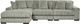 Signature Design by Ashley® Lindyn 3-Piece Fog Left-Arm Facing Sectional and Chaise-0
