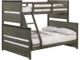 Elements International Wade Gray Twin Over Full Bunk-1