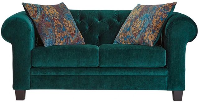 Hughes Furniture® 22700 Lush Peacock Loveseat-0