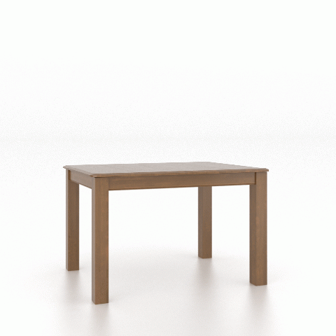 Canadel Customizable Gourmet 48" VD Square Leg Dining Table -1