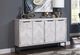 Cottage Creek Furniture Aspen Court White Rub Media Credenza-3
