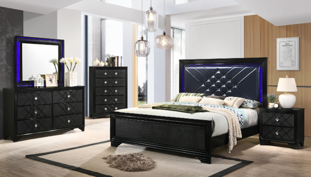 Coaster® Penelope 5-Piece Midnight Star And Black Bedroom Set-0