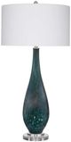 Bassett Mirror Glaize Blue Table Lamp-0