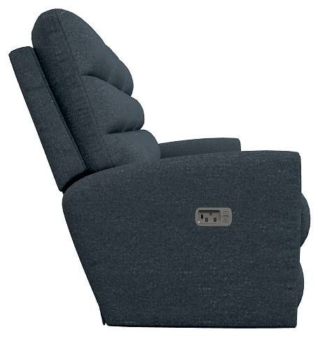 La-Z-Boy® Liam Navy Power Wall Reclining Sofa with Headrest-2