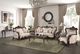 New Classic® Home Furnishings Constantine Beige/Cherry Loveseat-1