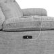 Kate Preston Home Everest Gray Power Reclining Sofa with Power Headrest-4