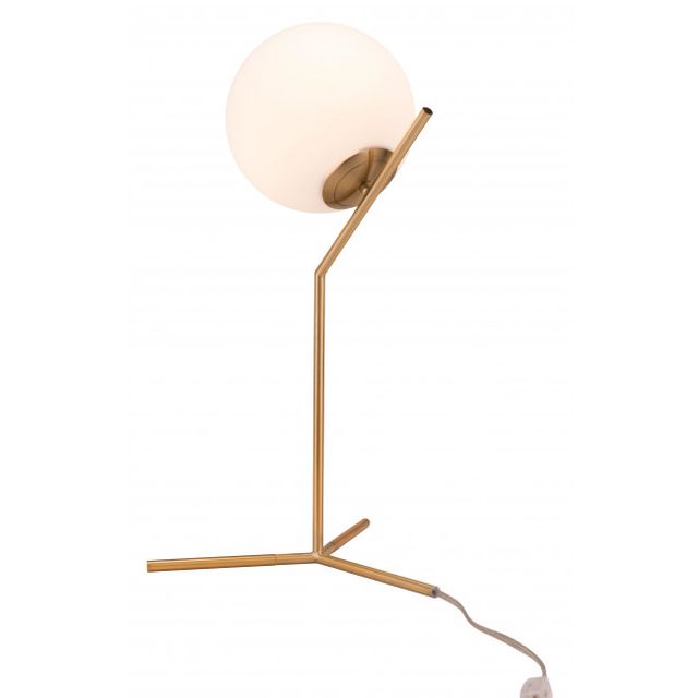 Zuo® Modern Tirol Gold Table Lamp-1