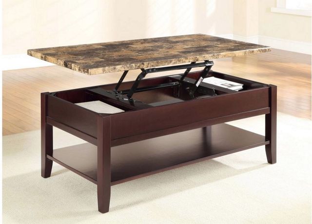Mazin Furniture Orton Rich Cherry Lift Top Cocktail Table-1