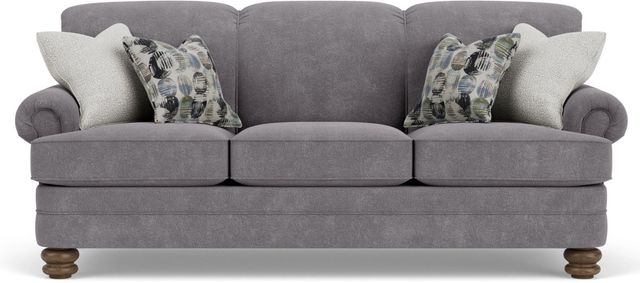 Flexsteel® Bay Bridge Silver Glacier Sofa-1
