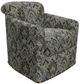 Craftmaster® Customizable CM Modern Swivel Arm Chair-1
