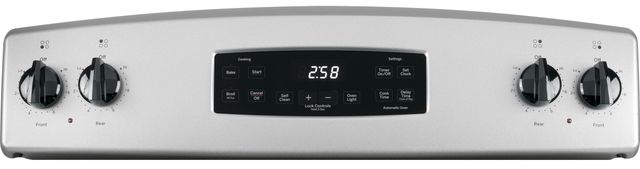 GE® 30" Stainless Steel Free Standing Electric Range-2