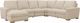 Hooker® Furniture Ready-Made Upholstery Optimus 5-Piece Matera Pearl Power Reclining Sectional-0