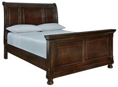 Millennium® by Ashley® Porter Rustic Brown Queen Sleigh Bed