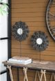 A & B Home Carlos 2-Piece Black Statuary Set-4