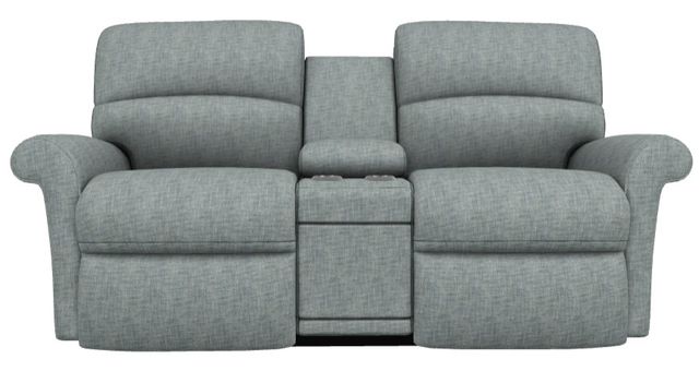 La-Z-Boy® Robin Indigo Power Reclining Loveseat with Console and Headrest-1