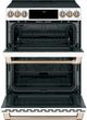 Café™ 30" Matte White Double Oven Slide-In Electric Range-1