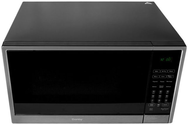 Danby® 1.3 Cu. Ft. Black and Stainless Steel Countertop Microwave-4