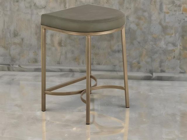 International Furniture Direct Mezquite Gold/Green Counter Stool-1