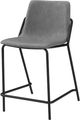 Coaster® Earnest 2-Piece Grey/Black Counter Stools-4