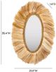 TOV Furniture Tribal Natural Abaca Grass Wall Mirror-2