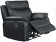 Mazin Furniture Wembley Black Manual Reclining Chair-2