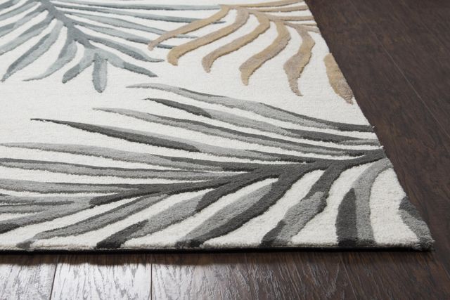 Rizzy Home Cabot Bay Cream 2'6" x 8' Runner Rug-3