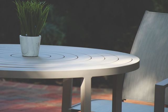 Lane Venture® Contempo White Round Dining Table-1