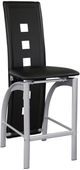 Homelegance® Sona Black/Silver Counter Chair-0