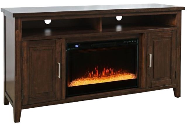 Jofran Inc. Urban Icon Merlot Electric Fireplace Media Console-0