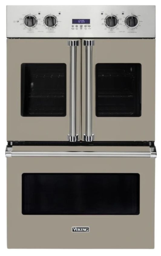 Viking® 7 Series 30" Nantucket Double Electric French-Door Wall Oven-0