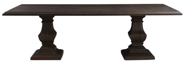 Home Trends & Design Nimes Vintage Brown Dining Table-1