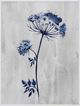 Stylecraft Indigo Botanical Gray/White Wall Art-1