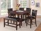 Crown Mark Fulton Brown Counter Height Dining Bench-1