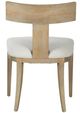 VIG Furniture Modrest Fabien 2-Piece Beige Linen and Wood Dining Chair Set-4