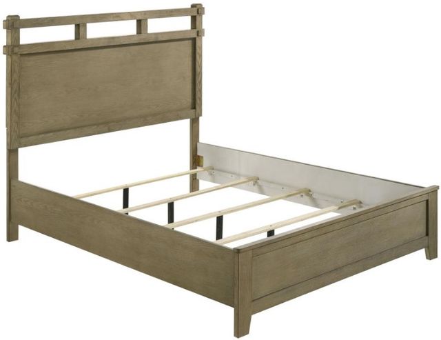 Coaster® Hazlewood Vineyard Oak Queen Panel Bed-0