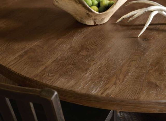 Hooker® Furniture Driftwood Worn Saddle 72" Dining Table-4