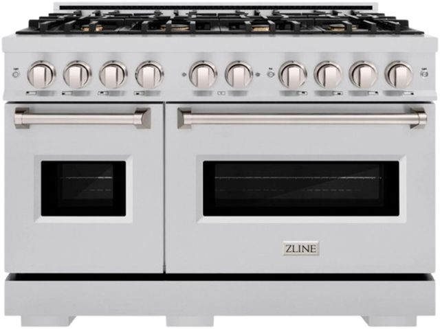 ZLINE Classic 48" Stainless Steel Pro Style Gas Range -0