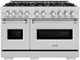 ZLINE Classic Series 48" Stainless Steel Pro Style Gas Range -0