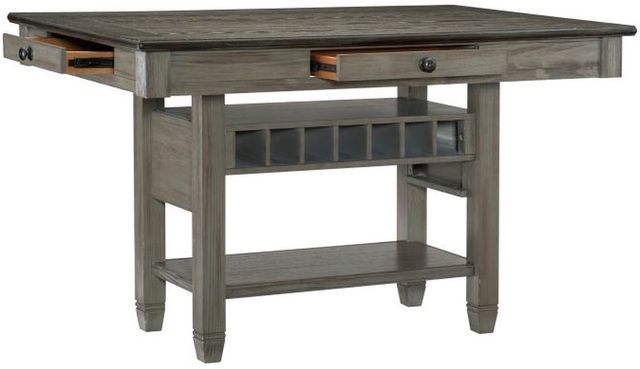 Homelegance® Granby Antique Gray Counter Height Dining Table-3