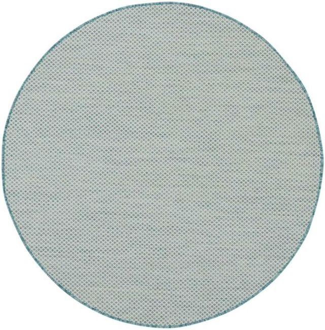 Nourison Home™ Courtyard 5' Round Style 1 Area Rug-0