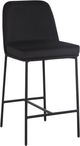 TOV Furniture Sydney 2-Piece Black Velvet Counter Stool-4