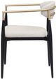 Coaster® Alexis Beige/Black Dining Arm Chair-4