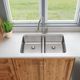 Elkay Lustertone® Classic Lustrous Satin 31-1/4" x 20" x 7-7/8" Double Bowl Undermount Sink with Perfect Drain®-3