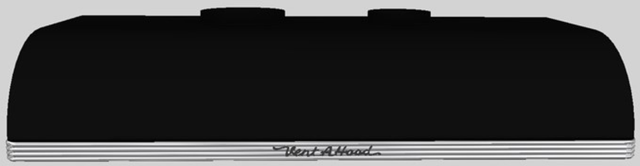 Vent-A-Hood® 48" Black Retro Style Under Cabinet Range Hood-0