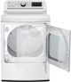 LG 7.3 Cu. Ft. White Front Load Gas Dryer-3