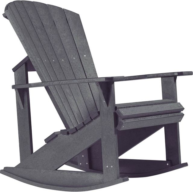 C.R. Plastic Generation Line Slate Grey Addy Rocker-0