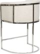 Vanguard® Furniture Vanguard Harrison Channel Jake Ivory/Polished Stainless Steel Counter Stool-2