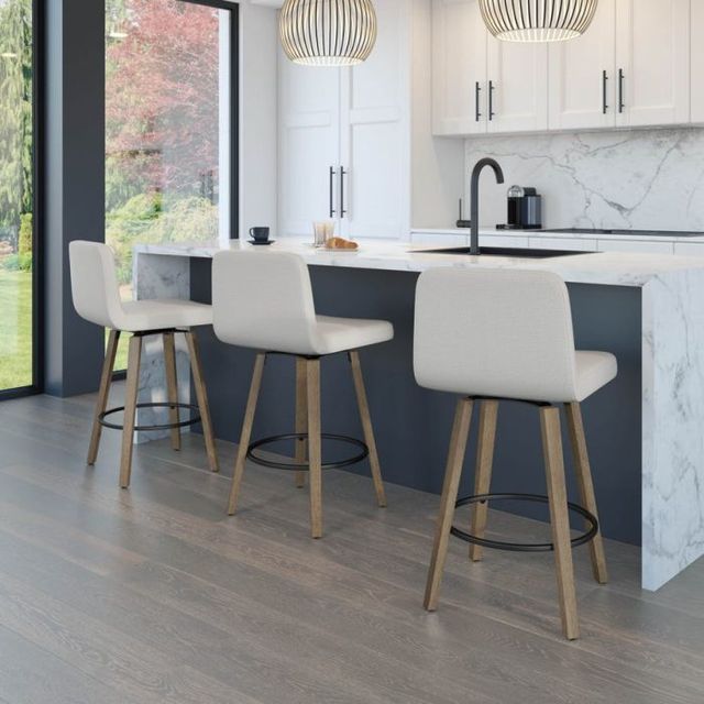 Amisco Customizable Visconti Swivel Bar Stool-1